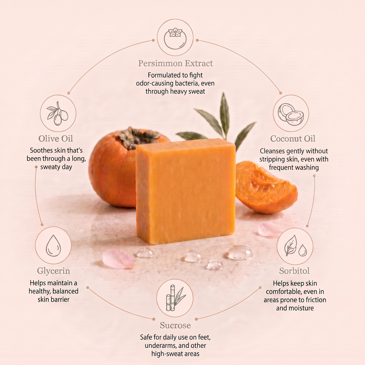 nattelle™ Persimmon Soap